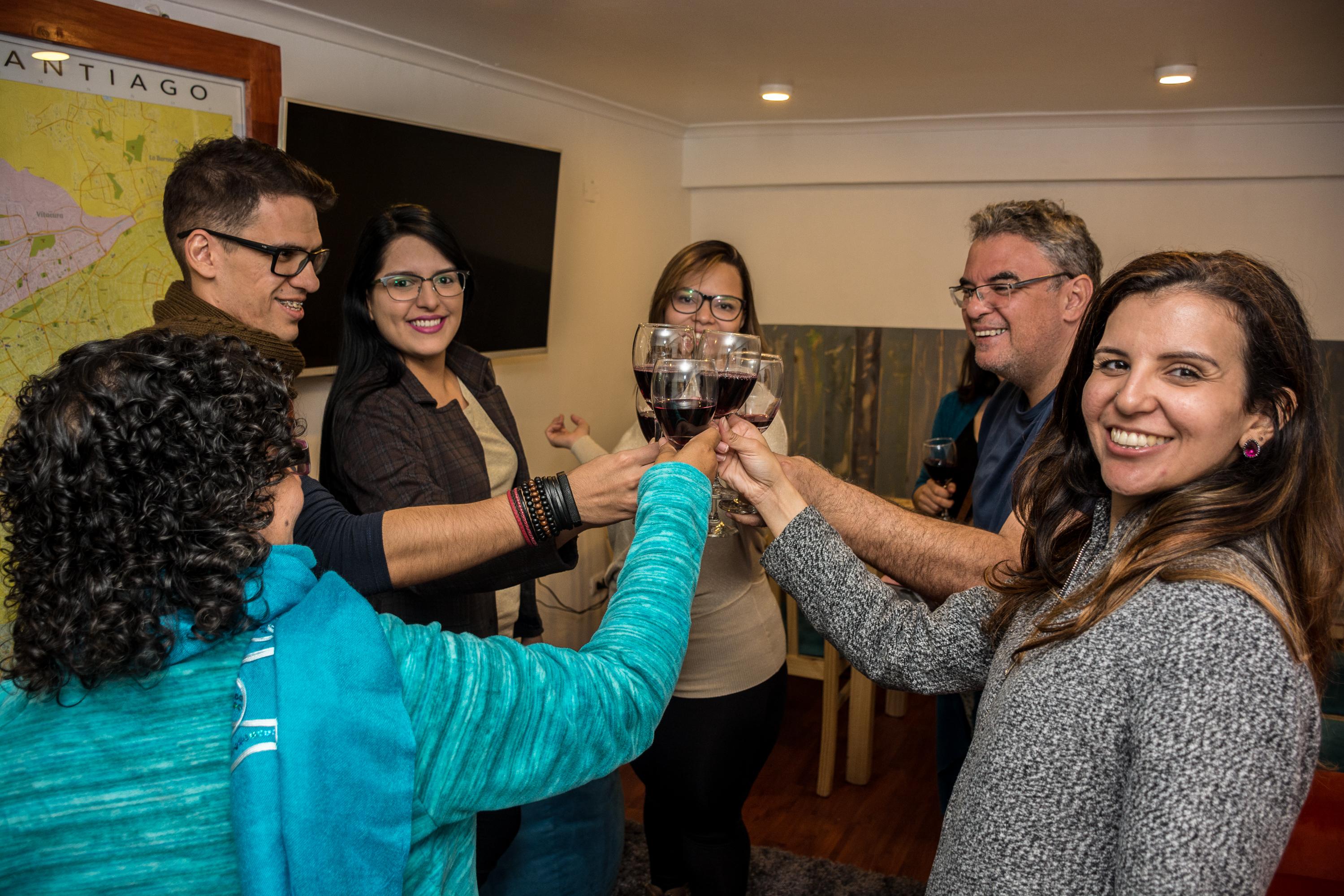 Hostal Casa Aborigen Santiago Buitenkant foto