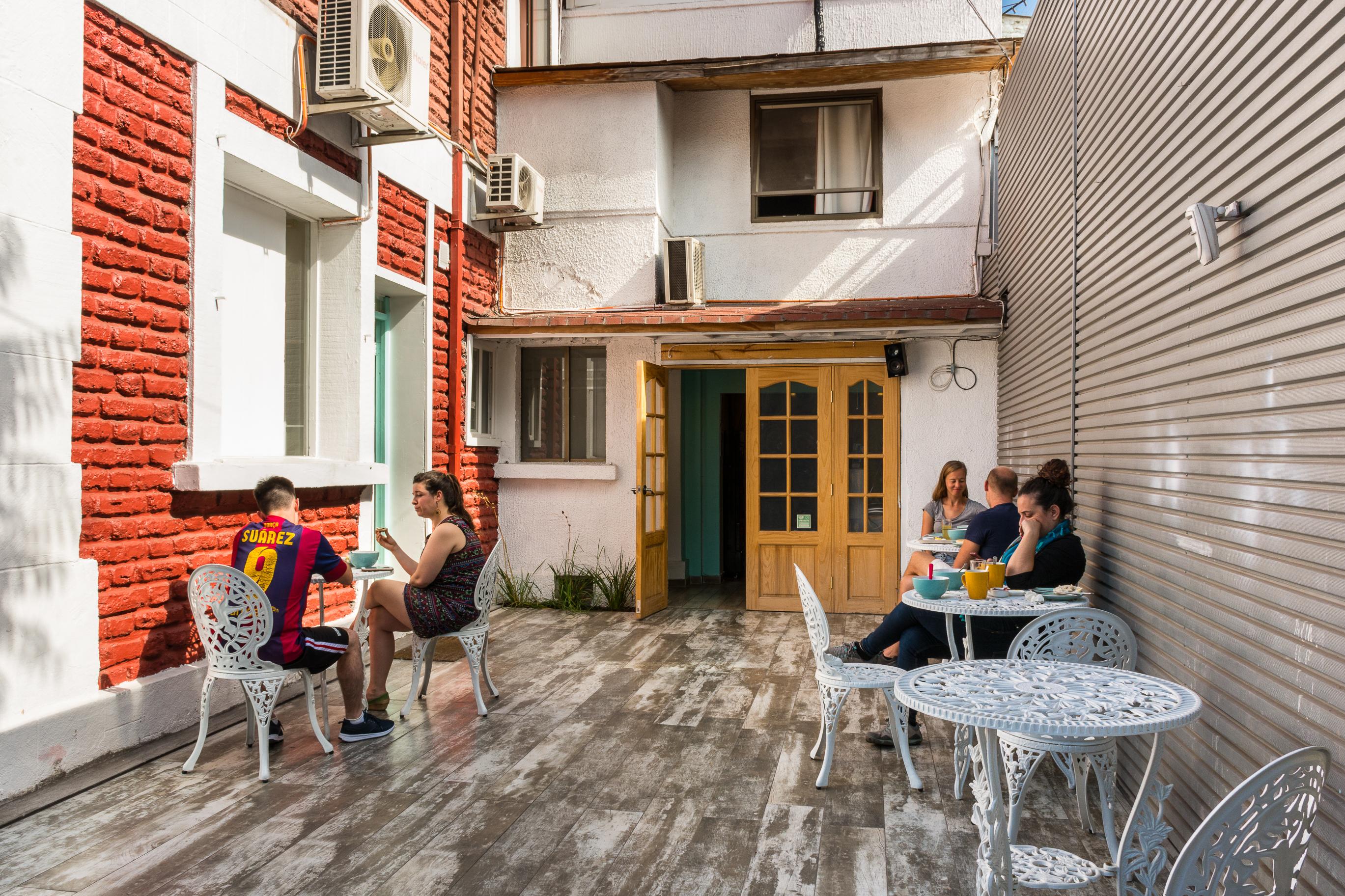 Hostal Casa Aborigen Santiago Buitenkant foto