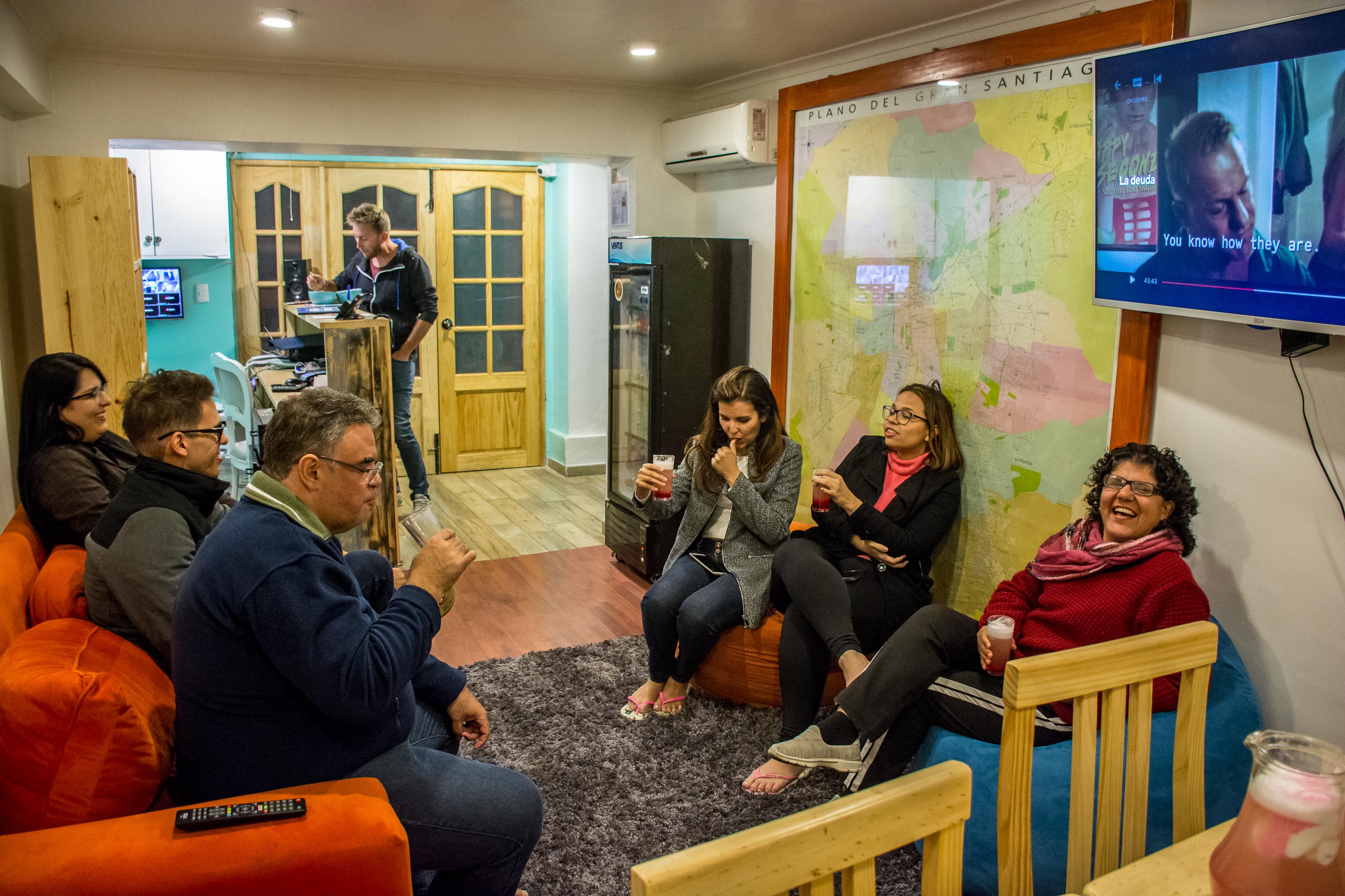 Hostal Casa Aborigen Santiago Buitenkant foto